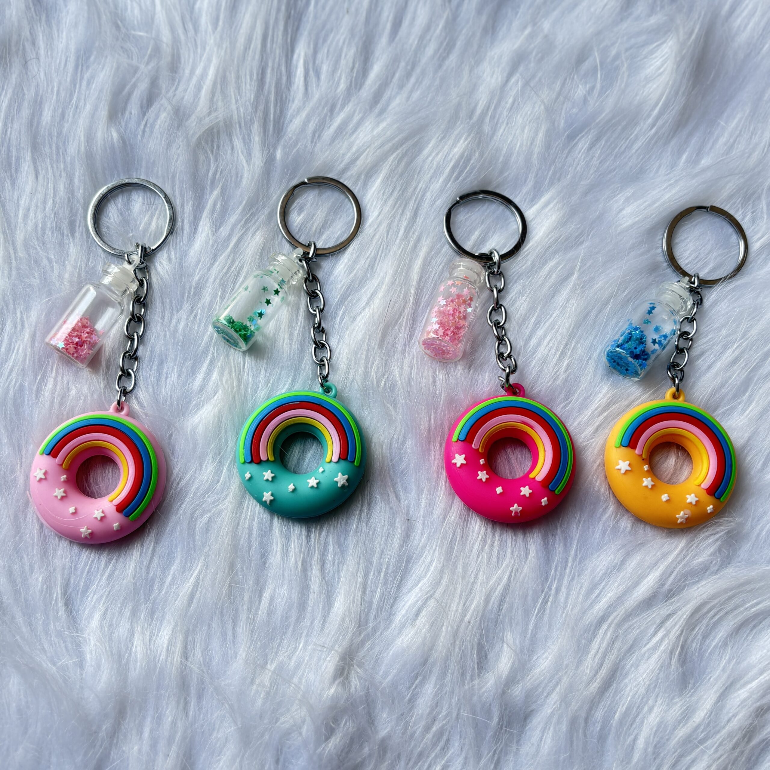 Donut with charm keychain - Main Image
