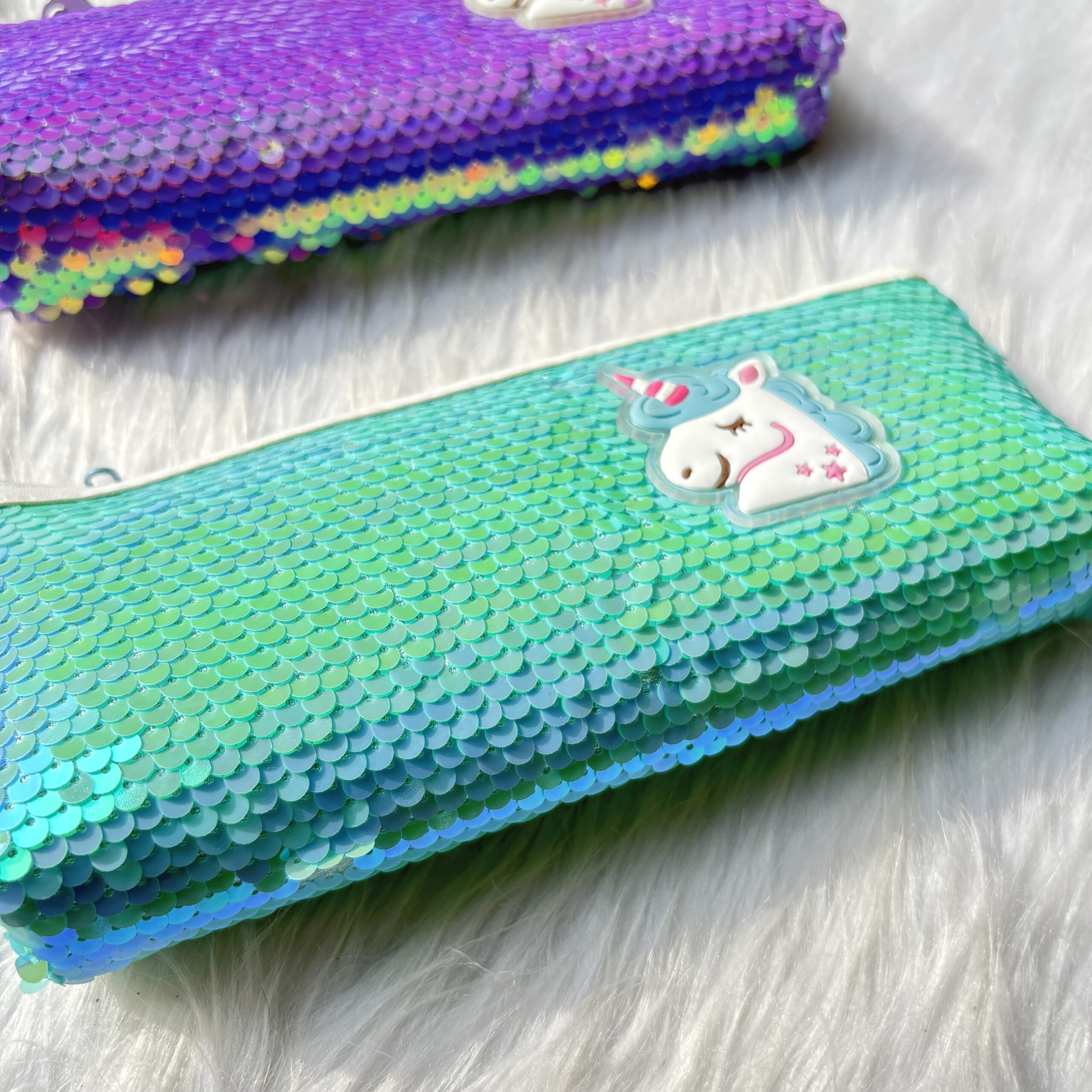 Premium Reversible Sequins Unicorn Pouch Letspropstore