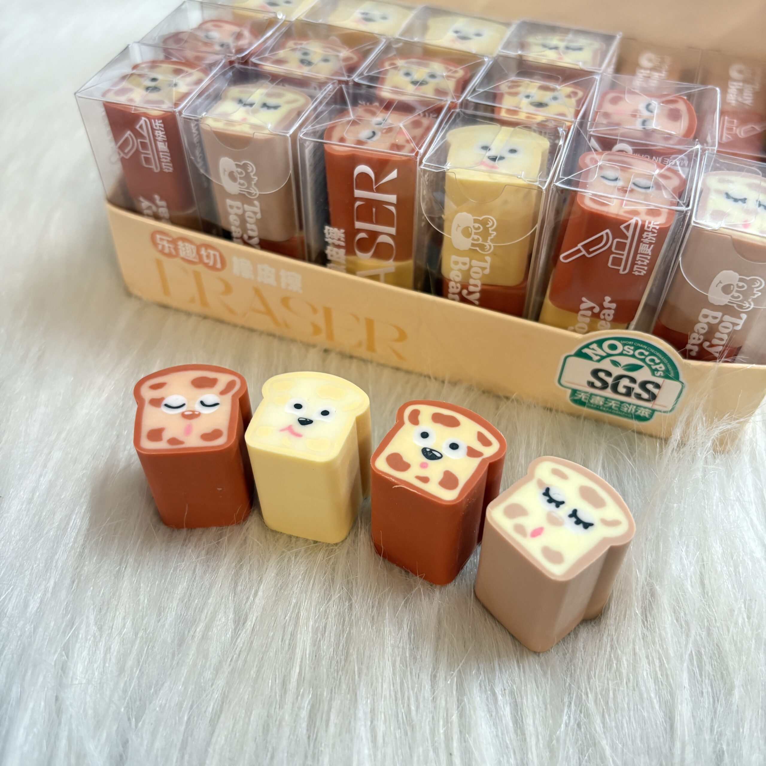 Bread erasers