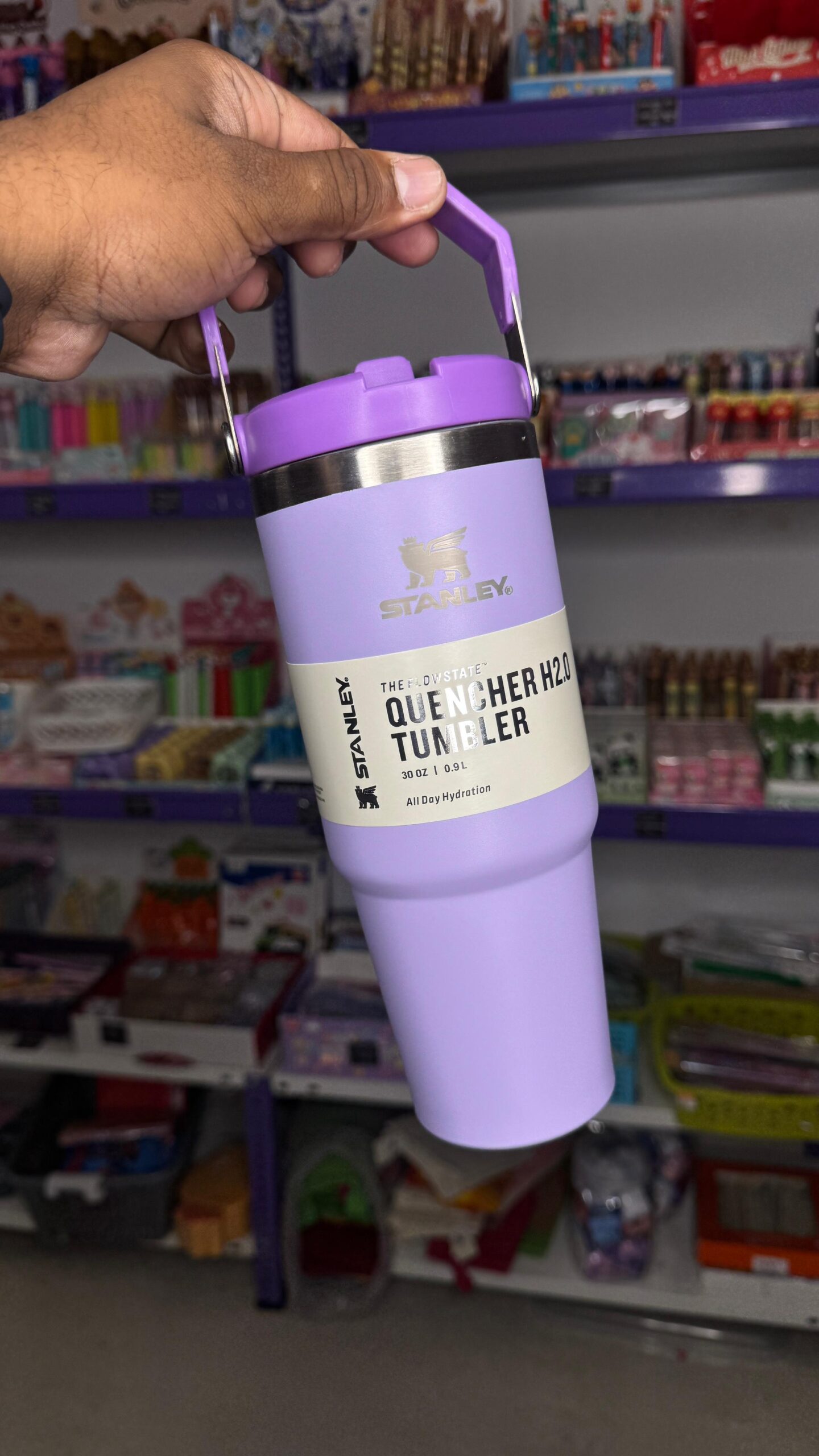 Leakproof purple stanley