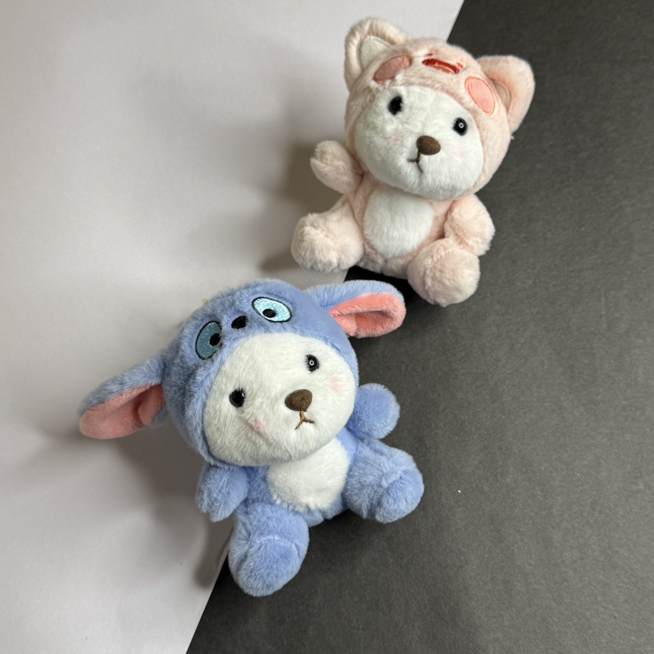 Hoodie Teddy Plushie Bag charm / Keychain
