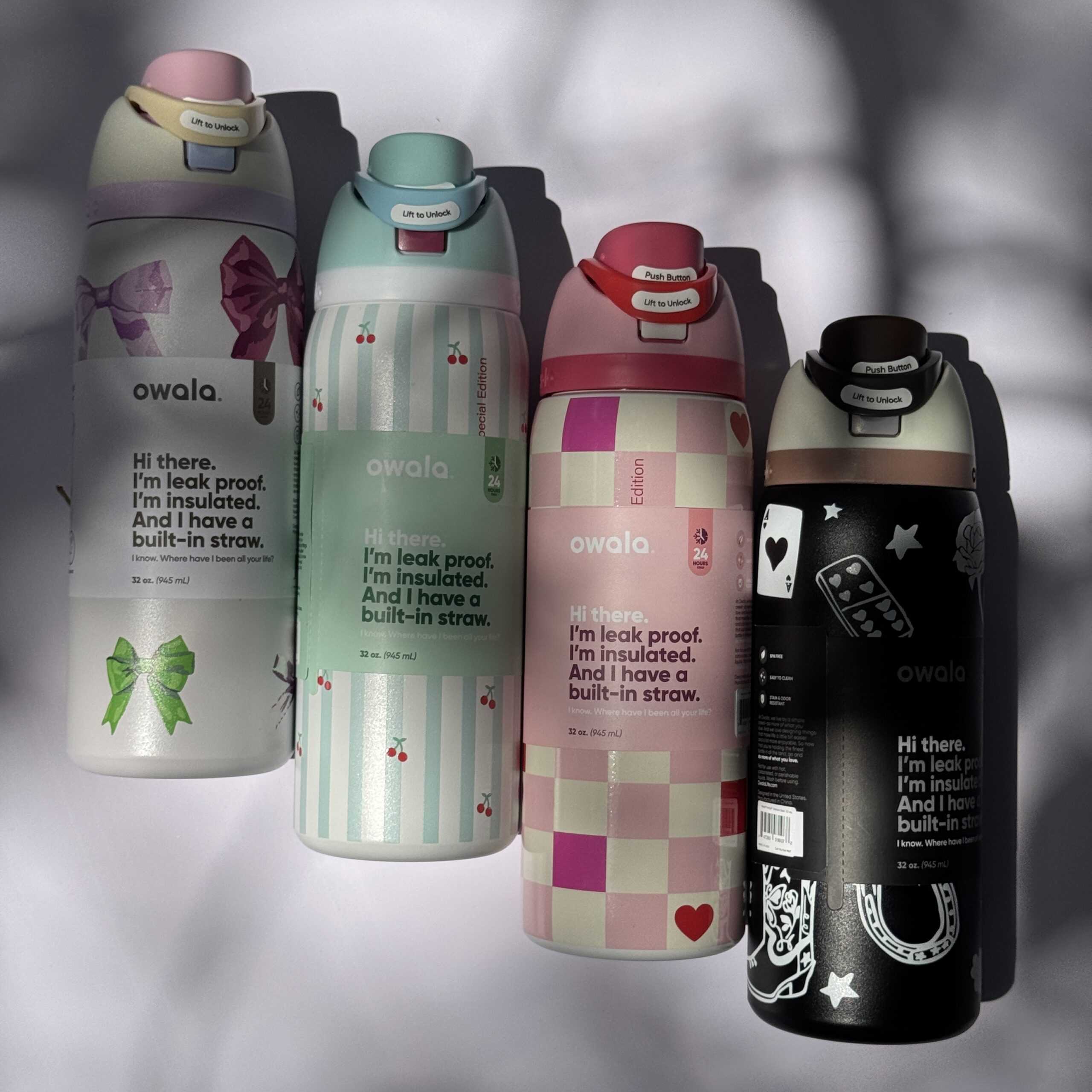 Owala 950ml insulated bottles