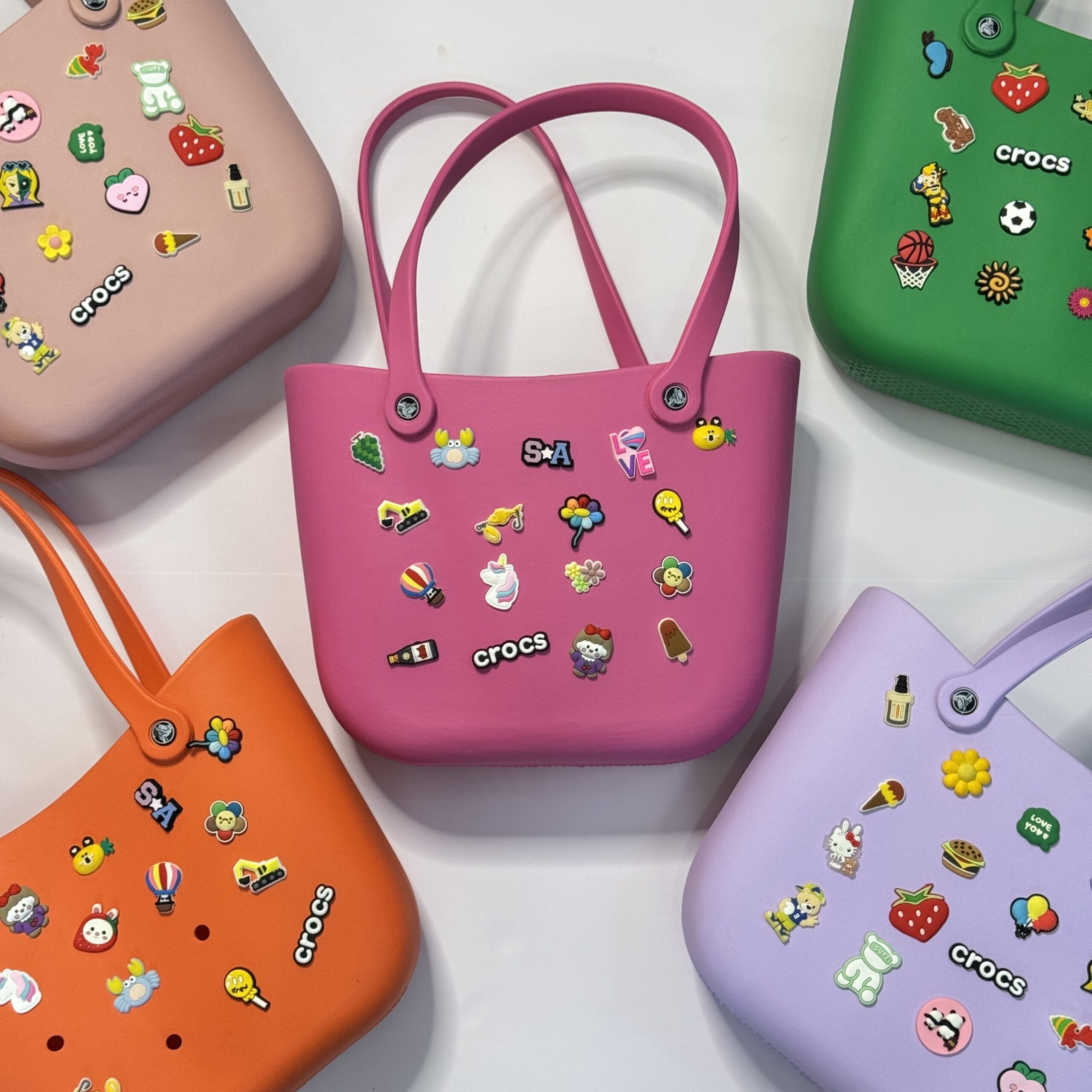 Silicone Charm Tote Bag