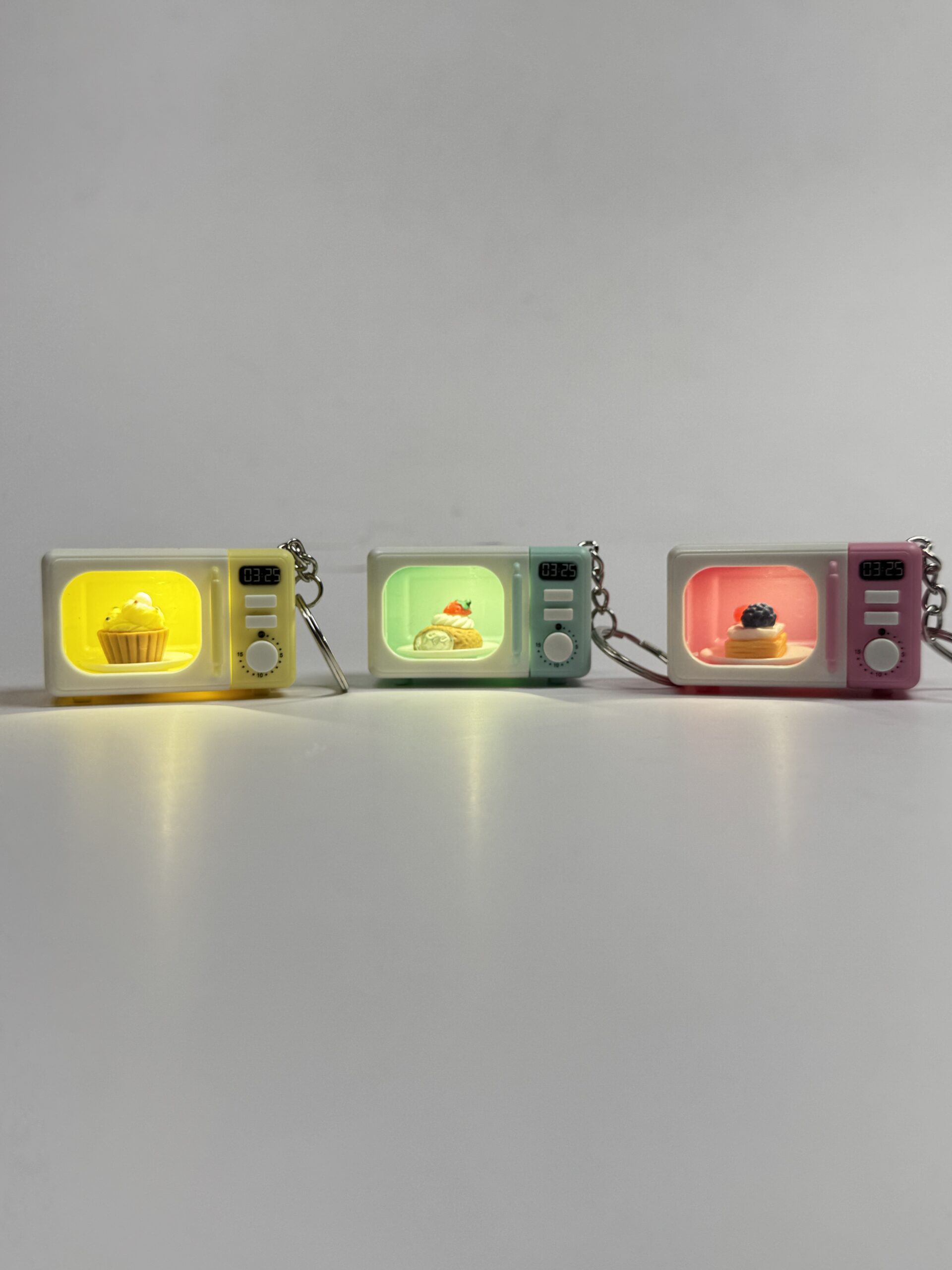 Interactive Miniature Microwave Keychain