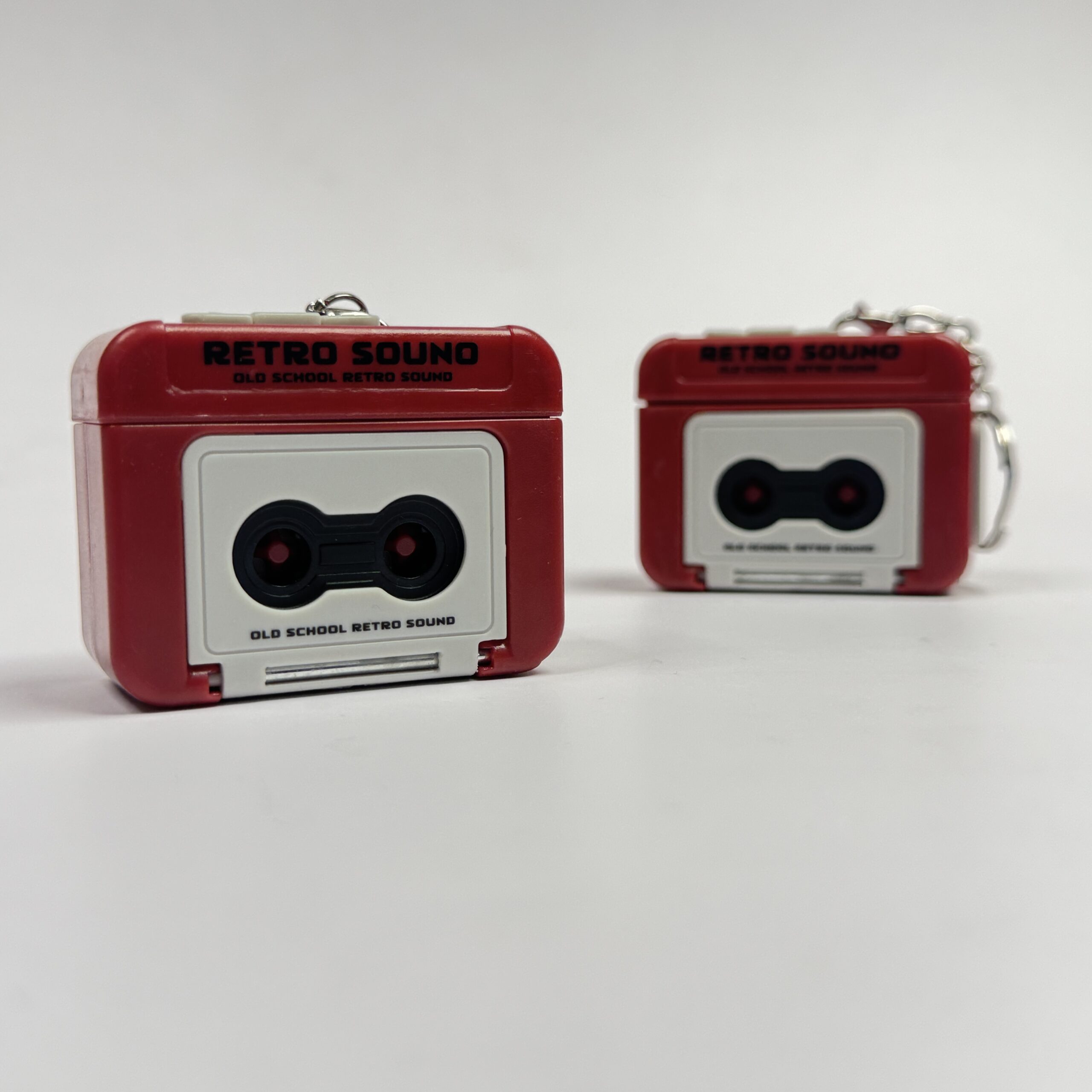 Vintage Casette Tape Voice Recorder Keychain