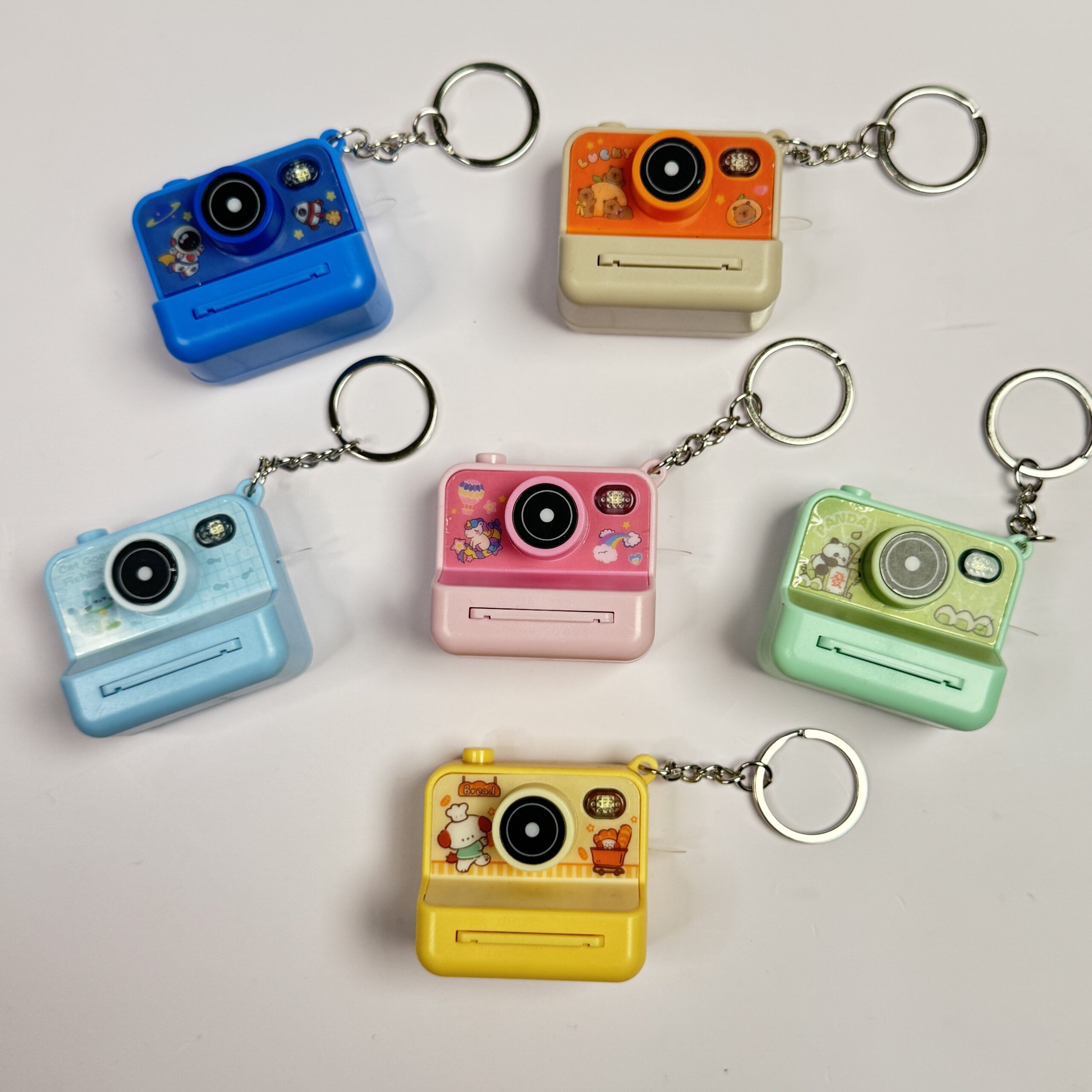 Polaroid Camera Flash Keychain