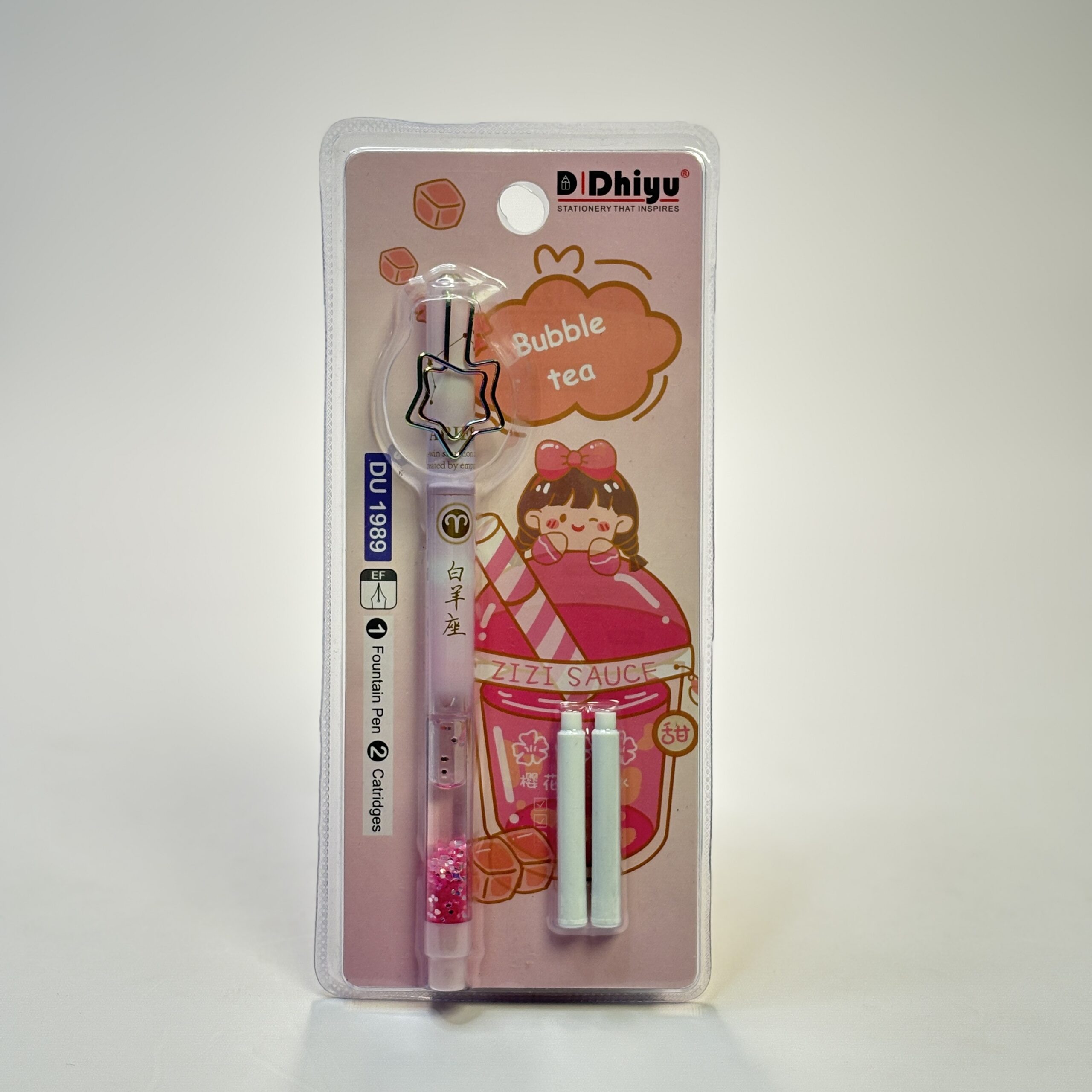 Water Glitter Fountain Pen (Random)
