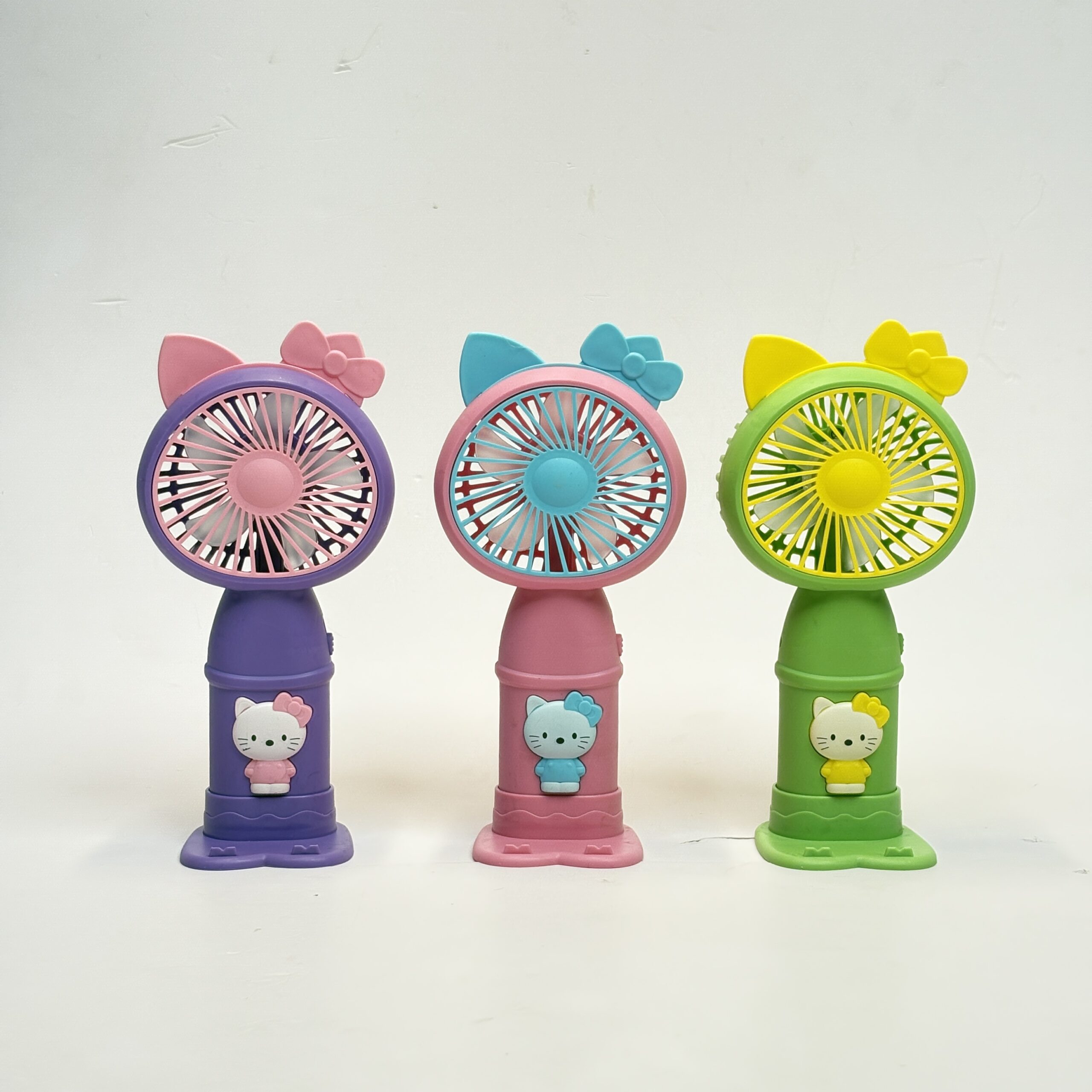 Hello kitty fan with light and stand